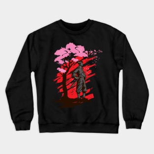 Samurai Sakura Crewneck Sweatshirt